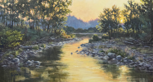 Sunset On The River