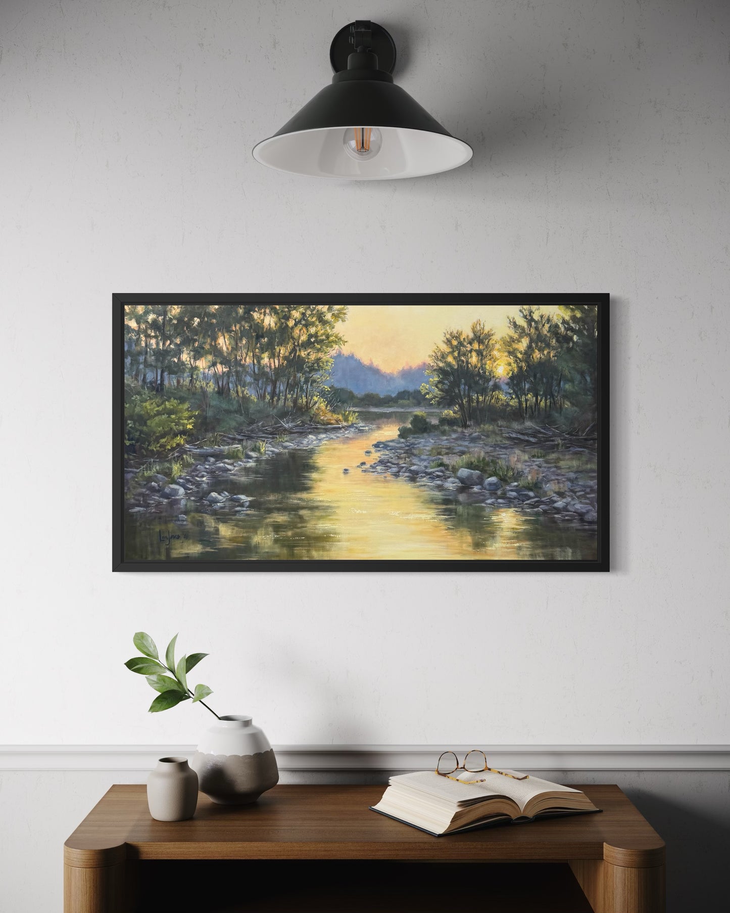 Sunset On The River