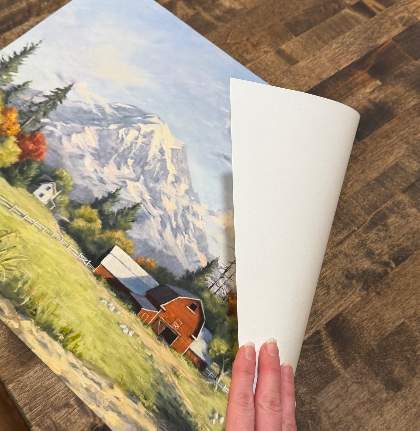 Rainier Farm Print