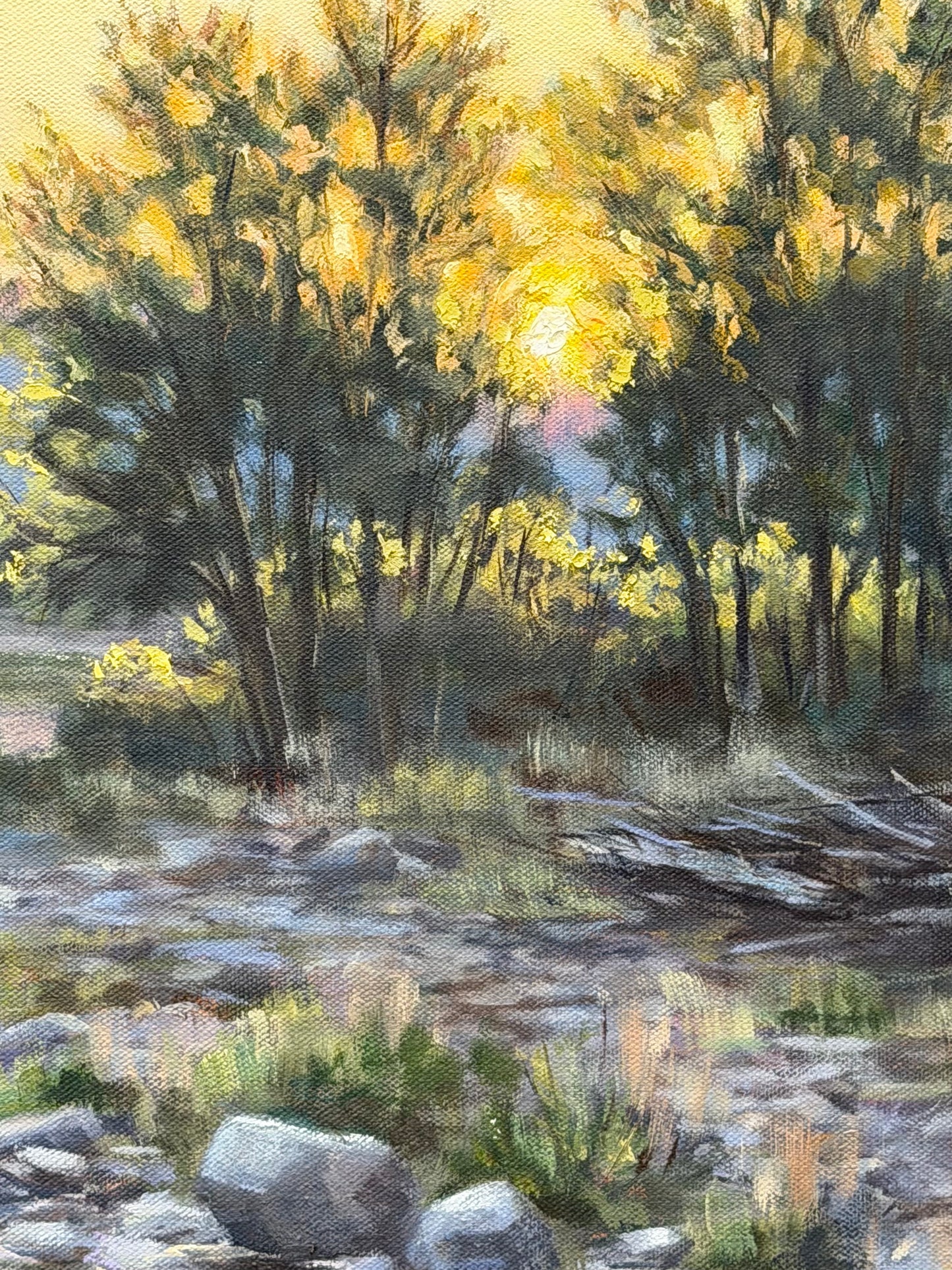 Sunset On The River