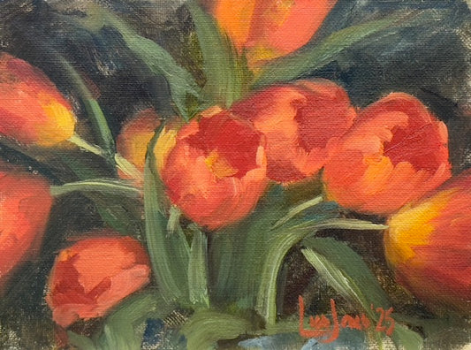 Small Orange Tulips